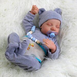 ✨ Aori Soft Body Baby Dolls Boy Blue Realistic Newborn Real Life Accessories